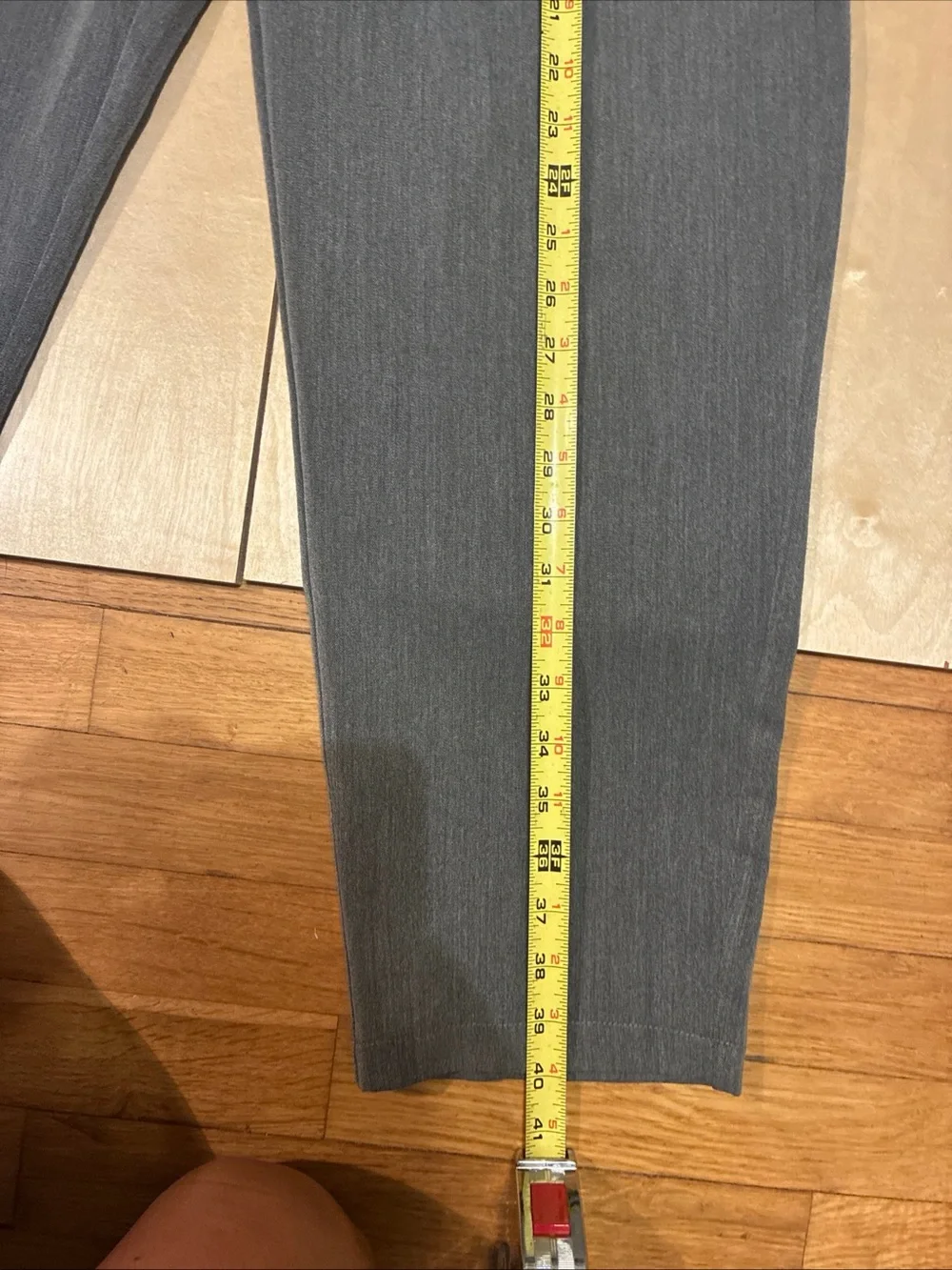 Romeo & Juliet Couture Gray High-Waist Paperbag Chinos